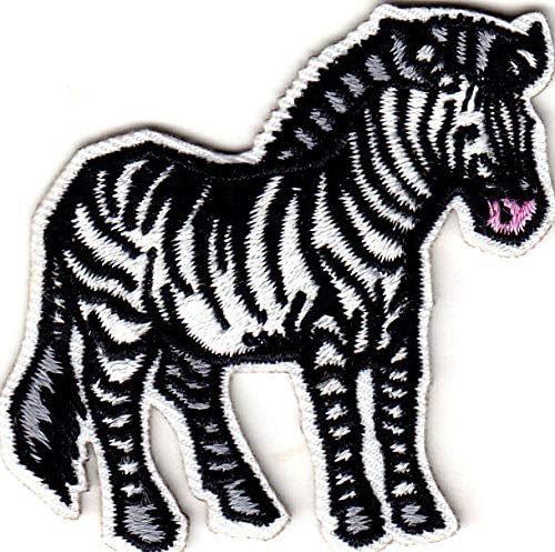 Zebra Baby - Jungle - Zoo Animal - Ferro em Patch Bordado - Animais Selvagens