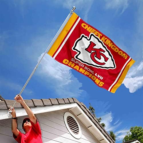 Kansas City Chiefs Super Bowl Chiefs Chiefs Kingdom Flag Outdoor Indoor 3x5 Foot Banner