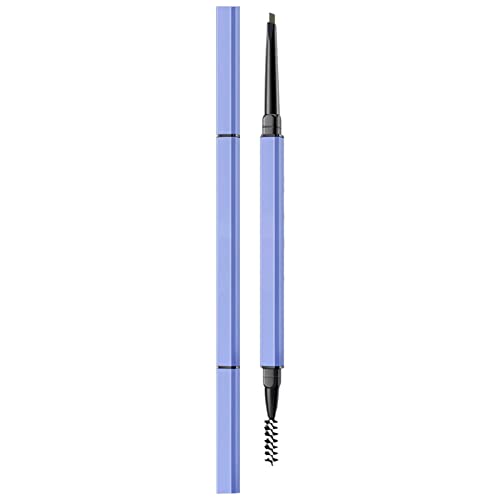 Lápis de sobrancelha quadrada descreve com precisão o lápis à prova d'água e durável com uma escova de cera lápis