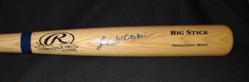 Lou Whitaker autografou Big Stick Bat
