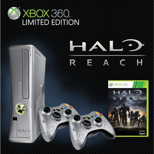 Xbox 360 250 GB Halo Reach Console Bundle