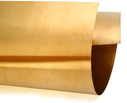 Z Criar design Placa de latão de latão Metal Placa de folha fina de folha 30 mm x 1000 mm de alumínio de cobre de metal
