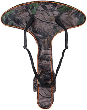 Caixa de besta em forma de T aotumut, bolsa de armazenamento de lona-tensão de arco de arco de camuflagem para caçar tiro