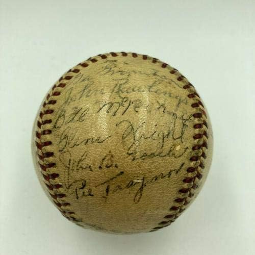 1925 Pittsburgh Pirates World Series Champs Team assinou Baseball JSA CoA - Bolalls autografados