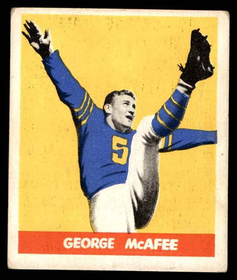 1948 Leaf 19 XGOR George McAfee Chicago Bears VG Bears