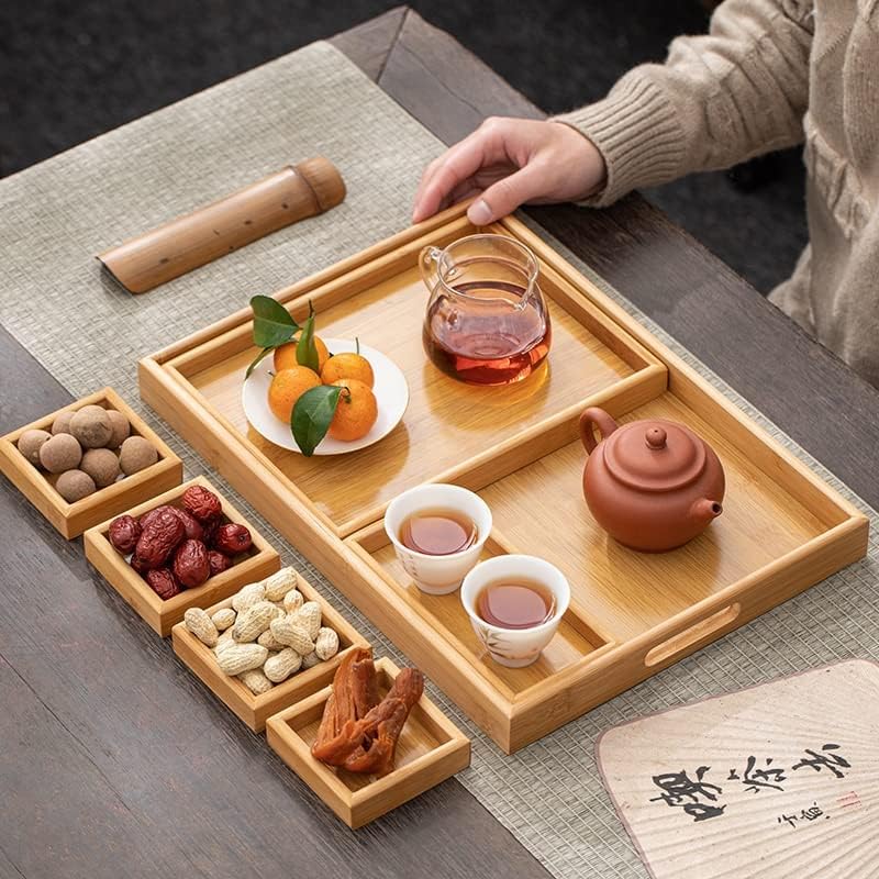 Bandeja de chá de chá em estilo de estilo japonês genigw