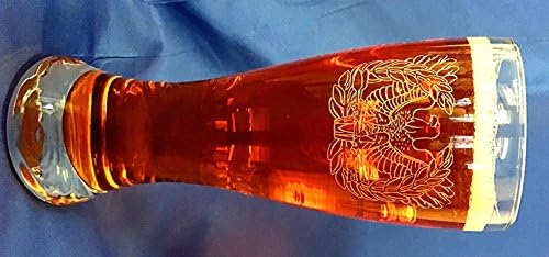 Officiário do Exército dos EUA emblema personalizado gravado em 23 onças Pilsner Conjunto de 4