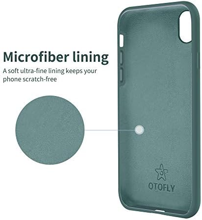OTOFLY iPhone XS Max Case, Ultra Slim Fit iPhone Case iPhone Silicone Gel Tampa com proteção de corpo