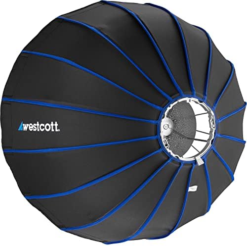 Westcott Beauty Dish Switch Portable Photography Studio e Kit Softbox Location - Compatível com