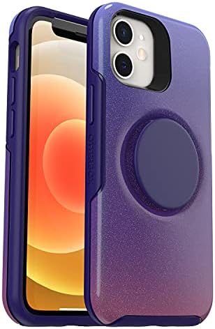OtterBox Otter + Symmetry Series Case para iPhone 12 Mini, Policarbonato, com Kickstand - Violet Dusk