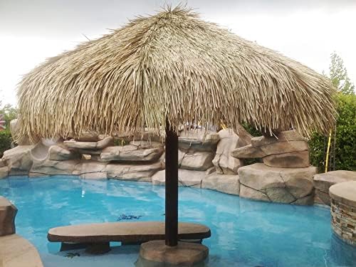 Forever Bamboo Mexican Palm Thatch Umbrealla Capa, 12 pés D