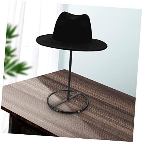 Besportble 3pcs hat exibe suportes de metal suportes de metal masculino chapéu de chapéu para chapéus de cowboy