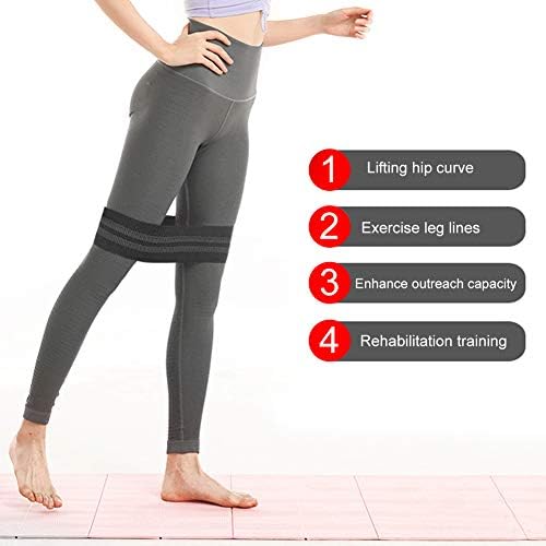 Bandas de saquinho de tecido de elasticidade ZYHHHDP, cinto de resistência ao antiskídeo de látex, fitness de fitness squat ioga esticada tira para bunda e pernas