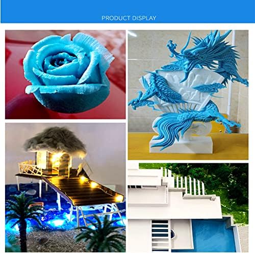 Bloco de espuma Goonsds - blocos de poliestireno para criação, modelagem, projetos de arte 50cmx60cm, azul, espessura 5mm 1pc