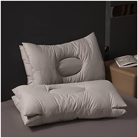 Zhuhw algodão um tipo de massagem no pescoço travesseiro de soja Pillow travesseiro Core de travesseiros domésticos travesseiros domésticos homens e mulheres