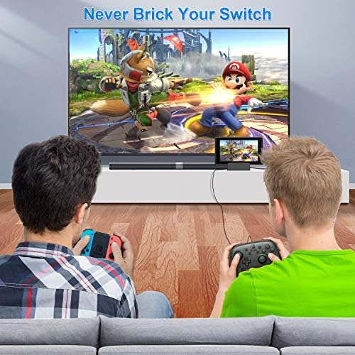 Switch TV Dock para Nintendo, 4K HDMI Switch TV Adaptador com porta USB 3.0, substituição da Dock Official da Nintendo Switch