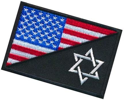 FAGN USA SPAND Judaica Star of David Militar Hook Loop Tactics Morale Bordoused Patch