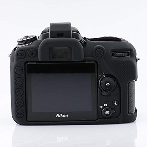 Caixa de silicone D7500, Tuyung Camera Habitação Casa de casca de casca de proteção, compatível com câmeras Nikon D7500, preto