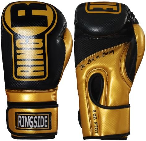 Ringside Apice Bag Luvas, luvas de boxe de tecnologia do FMI com suporte seguro no pulso, luvas de boxe sintéticas