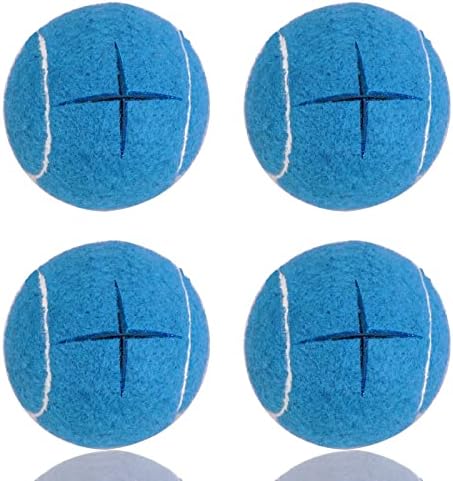 Mloowa Precut Walker Tennis Balls 4 PCs Balls com abertura prévia para facilitar a instalação, acessórios para