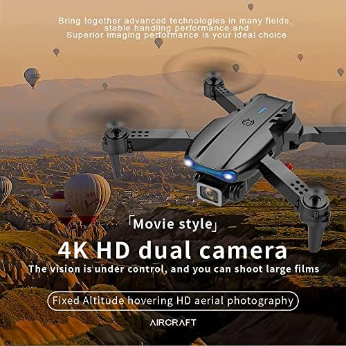 Prendre mini drone com câmera HD 4K para adultos, video de vídeo ao vivo FPV RC Quadcopter, com