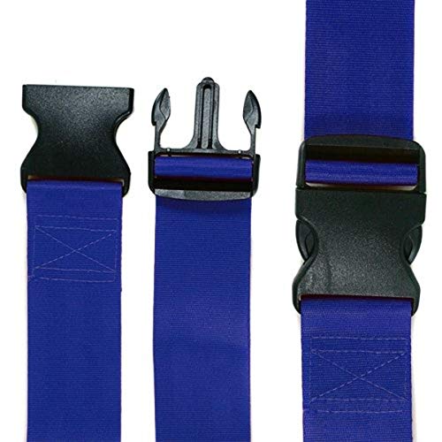 Iron Duck 31720F-RB SPELA TAPLA, 2 peças, 7 'de comprimento, fivela de plástico, nylon, azul royal