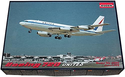 ローデン Roden RE14320 1/144 American Boeing 720 Airliner United Airlines Plastic Model