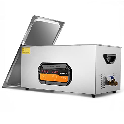 Limpador ultrassônico profissional 30l, peças ultrassônicas de 600W com timer de aquecedor, máquina