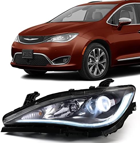 Fione para Chrysler Pacifica faróis Assembléia 2018 2019 2020 Halogen Projector Headlamp Lado do motorista