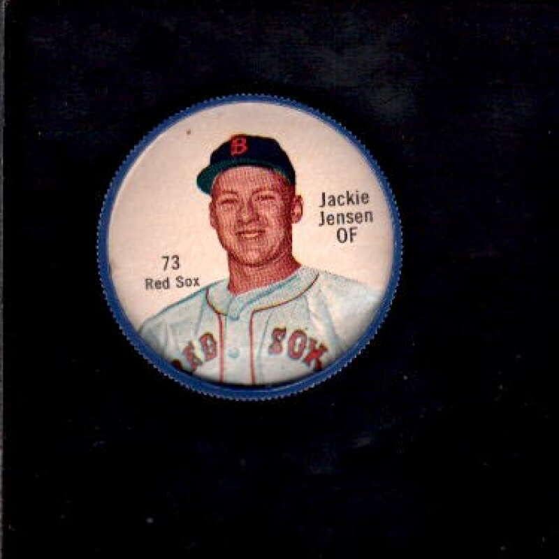 #73 Jackie Jensen - 1962 Cartões de beisebol de salada de salada EXMT+ - MLB Fotomints and Coins