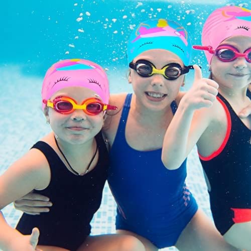 2 PCs Crianças Banta de natação de tampa de silicone para meninos meninas cobrem as orelhas da tampa