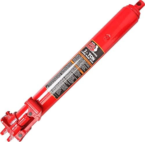 Big Red T30306 Torin Hydraulic Long Ram Jack com bomba de pistão único e base Clevis: Capacidade de 3 toneladas,