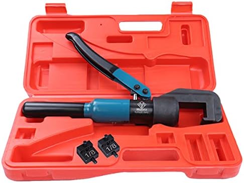 Muzata 45KN Atualizou a ferramenta de crimper hidráulica personalizada para o kit de arame de hardware de hardware de aço inoxidável de 1/8