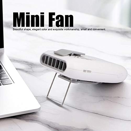 Mini fã portátil Fã de mão pessoal Fan de esportes ao ar livre de espessura pendurada na cintura Fan Small Fan USB para viagens ao ar livre de escritório