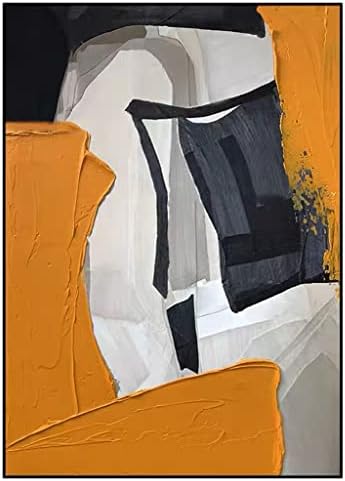 YXBDN Orange Orange Abstract Landscape Canvas Pintura a óleo Sala de estar moderna Arte abstrata imagem Decoração de casa Presente