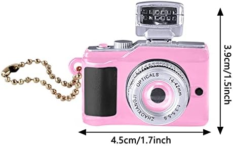 Câmera de câmera pequena pequena câmera luminosa de câmera -chave Pingente Creative Creative Chain