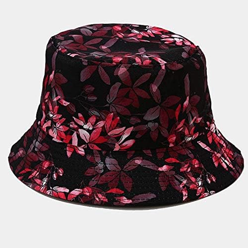 Chapéu de balde de chapéu de pescador de impressão de impressão de moda ao ar livre chapéus de sol ao ar livre