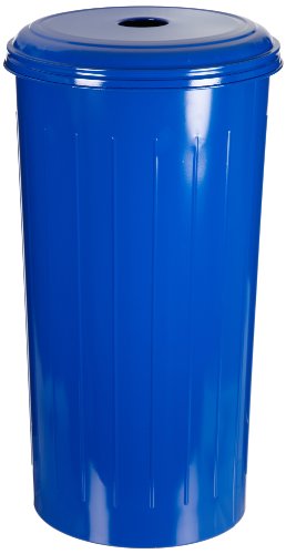 Witt Industries 10/1dtdb aço de 20 galões cestos redondos, apenas latas de lenda , reciclagem, redonda, 30 altura, azul escuro