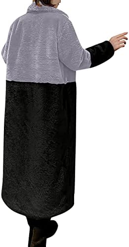 Casacos de inverno femininos de foviguo, manga comprida cardigã feminina moderna túnica caseira de túnica