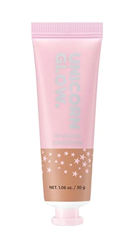 Unicorn Glow Long Wear Primer + Hidrating Collagen Foundation #10 Pecan [Brown Dourado] - Grande valor, maquiagem sem crueldade