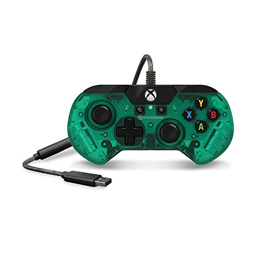 Controlador com fio de gelo Hyperkin X91 para Xbox One/ Windows 10 PC - oficialmente licenciado pelo Xbox - Xbox