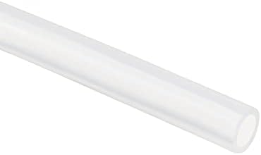 tubo de silicone uxcell, ID de 5 mm, 7mm OD, 6,56 ', tubulação de borracha de silicone flexível, tubo de mangueira de ar de água, translúcido, para transferência de bomba