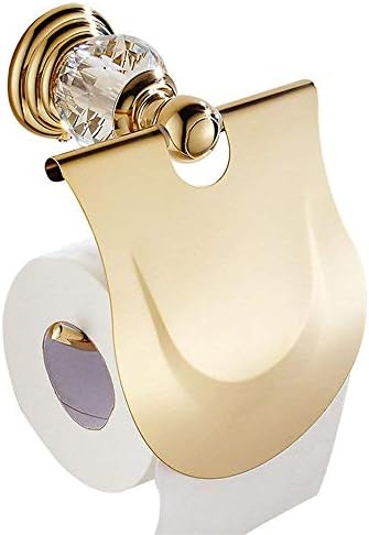 Wincase Gold Banheiro Acessórios, Conjunto de barra de toalha de cristal ajustável, hardware dourado definido com toalha de toalha de mão ringos