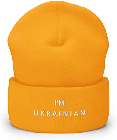 Chapéus de gorro com algema para homens eu sou ucraniano