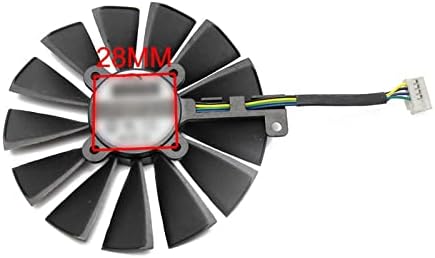 NAIQIU CARTA GRAPHICS Ventilador 96mm 6pin Fan para refrigeração do ventilador de cooler de fã de