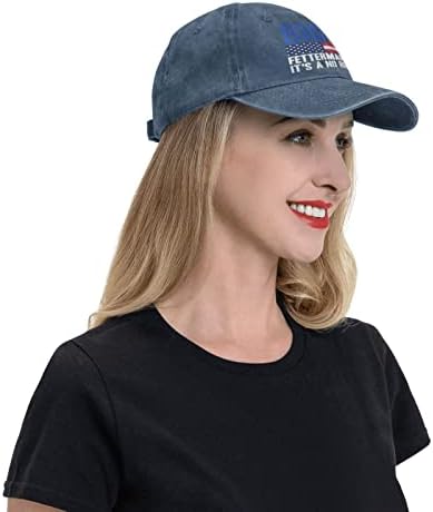 Hat Hat Biden Fetterman 2024 É um chapéu sem cerebral para mulheres Chapéus de Baseball Chapéus gráficos