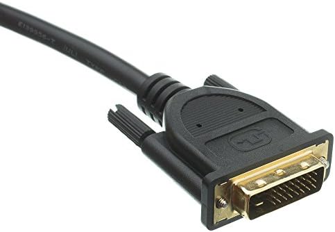 Cabo adaptador HDMI para DVI, HDMI Male para DVI Male, CL2 em parede, Conectores banhados a ouro, Black, HDMI para DVI Digital Monitor Adaptador Cabo M/M DVI-D 1080p 6 pés, CableWholesale