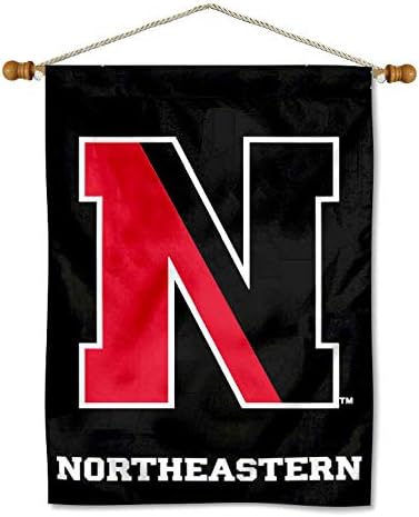 Northeastern University Banner e Banner Wood Banner Conjunto