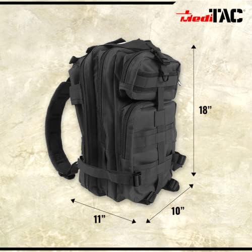 Meditac Tactical Assault Pack - Primeiros socorros Rucksack - 18 Backpack Molle Molle