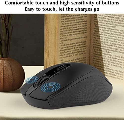 Mouse sem fio-mouse bluetooth para laptop, mouse de esporte eletrônico, conexão sem fio 2.4g de espera de espera ultra-longa, mouse automático de escritório de sono